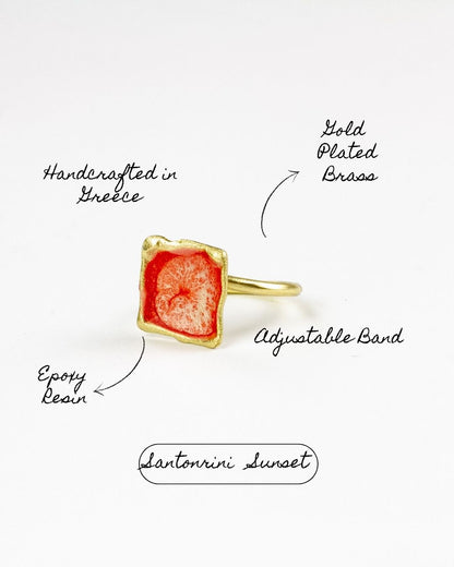 Santorini Sunset Ring