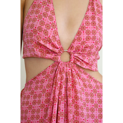 WRAP DRESS - SARI PINK