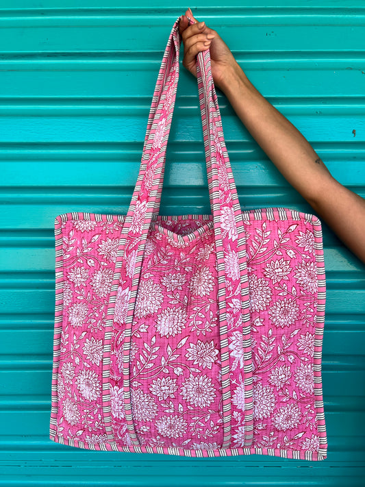 Quilted Tote Bag