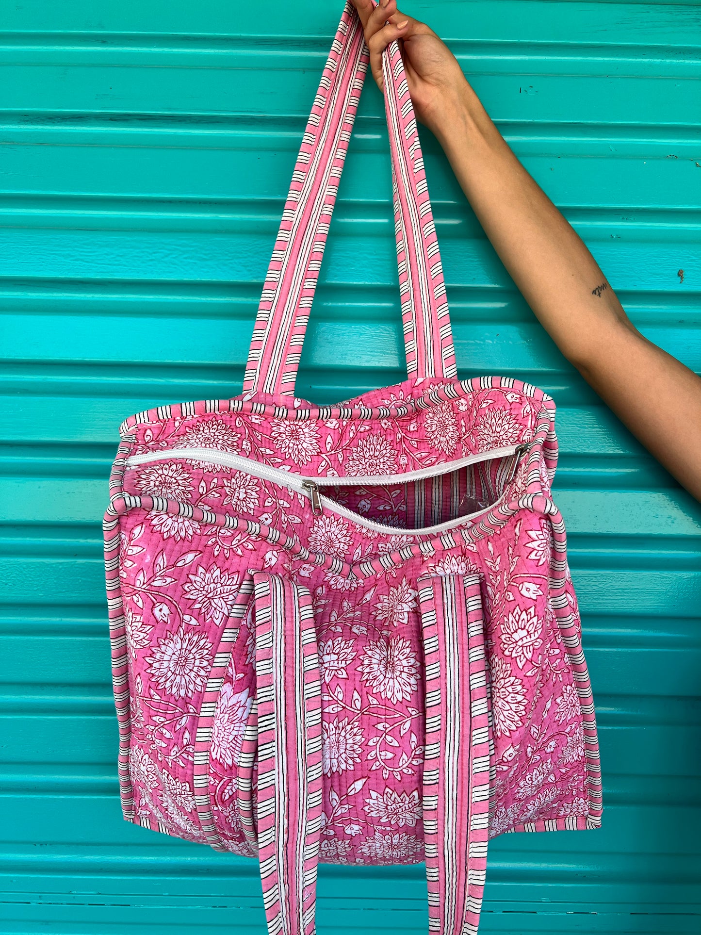 Quilted Tote Bag